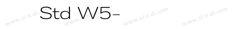 華康翩翩體 Std W5字体转换